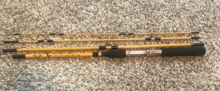 Vintage Wright Mcgill Eagle Claw Packit Spin/fly Fishing Rod 7 1/2 