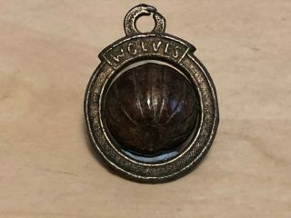 Antique/ Vintage Wolves Wolverhamton Wanderers FC Spinning Football Pendant 2