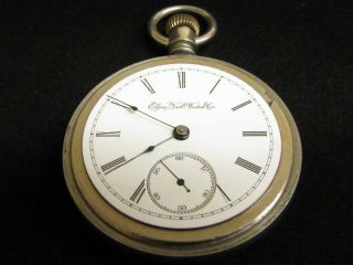 Antique 1895 Elgin Pocket Watch 18s Of 17j Grade 44 Model 5 Pw & S Dueber Parts