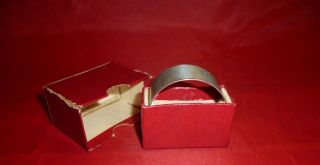 Solid Silver Napkin Ring Made By Wi Broadway & Co,  Birmingham 1947
