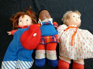 Vintage Fisher Price Lapsitter Dolls 203,  204,  205