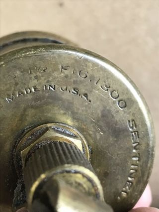 Antique Brass Lunkenheimer No.  1 1/2 fig.  1300 sentinel drip Oiler 6