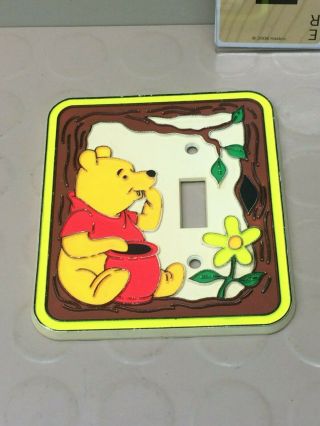 Vintage Winnie The Pooh Wall Light Switch Plate Cover