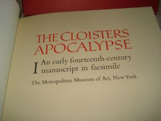 The Cloisters Apocalypse 14th Century Manuscript Facsimile MMOA 2 Books Slipcase 8