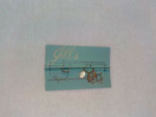 NOT OFTEN SEEN Vintage Vogue Jill Doll Watch & Charm Bracelet On Card 5