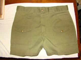Boy Scout Shorts With Cargo Pockets,  Waist 36