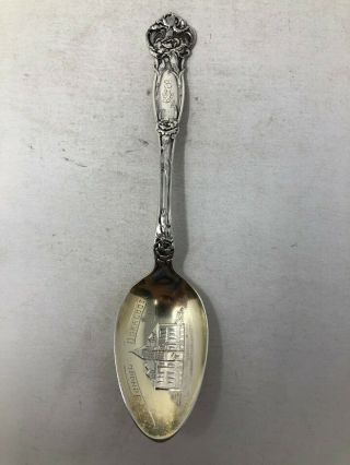 Wallace Sterling Silver Souvenir Spoon High School Oskaloosa Kansas