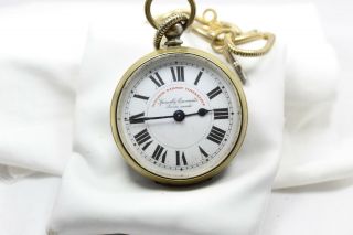 Superior Railway Time Keeper Vintage Antique Swiss Made Pocket Watch