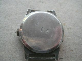 Antique Gents Silver Cased Wrist Watch 59RING19 3