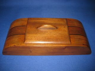 Vintage Art Deco Wooden Trinket Box
