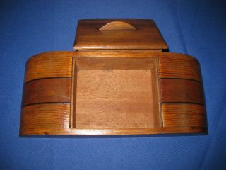 Vintage Art Deco Wooden Trinket Box 5