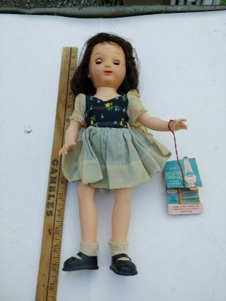 Vintage Mid Century Ideal Betsy Mccall Corp Doll 15  Rubber Doll