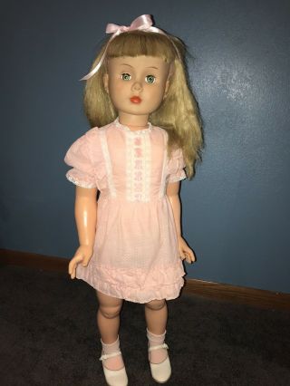 35 " Blond Horsman 1959 Play Pal Life Size Doll.  Vintage Playpal Doll