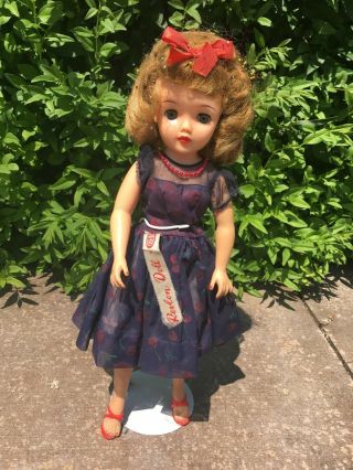 Vintage 18 " Ideal Miss Revlon Doll With Dress