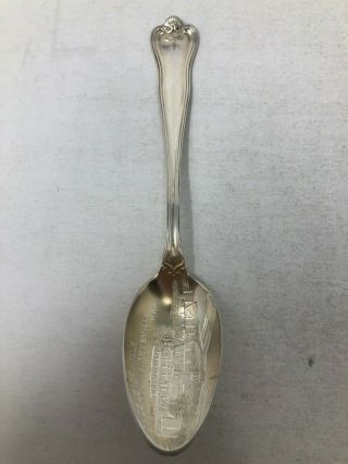 Frank Smith Sterling Silver Souvenir Spoon Excelsior Mills Marysville Kansas