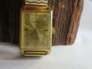 Vintage Hamilton Incabloc 17 Jewel Mens Winding Wristwatch Rp7