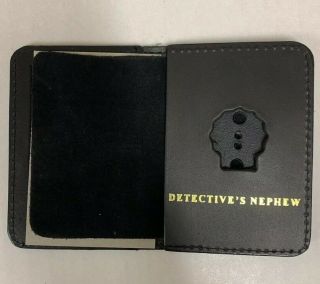 York City Detective Nephew Mini Shield Bi Fold Wallet And Id Holder