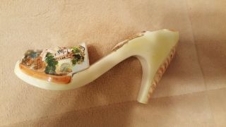 Antique Capodimonte Porcelain Hand Painted Slipper 17/1632 Made in Italy 3