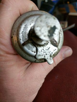 Antique J E LONERGAN ' S Brass Oiler For Hit Miss Gas Engine - Patent Phila,  PA 4