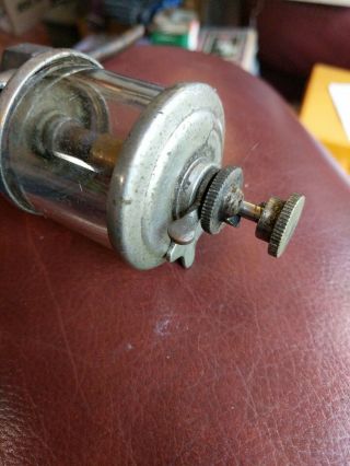 Antique J E LONERGAN ' S Brass Oiler For Hit Miss Gas Engine - Patent Phila,  PA 5