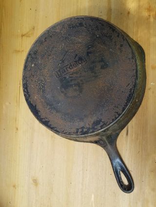 Antique LARGE Wardway Model 1433 Cast Iron Skillet Frying Pan at least sz 9 2