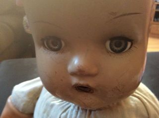 Vintage Horsman Baby Doll Lil Damage Head And Mouth