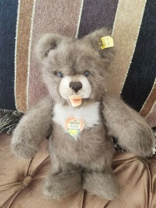 Vintage Steiff Minky Zotty Teddy Bear Button In The Ear 0302/28 Germany