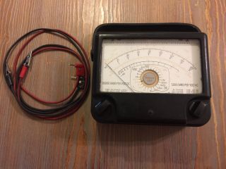 Vintage Simpson Model 269 Ultra High Sensitivity Volt/ohm/micro - Ammeter