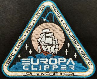Rare - Authentic Jpl Nasa Europa Mission Patch - 3.  5 " Diameter