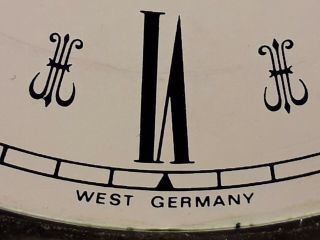 Vintage Blandford Anniversary Mantel Clock with Glass Dome,  Quartz,  West Germany 5