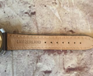Vintage Women’s Swiss Army Watch Leather Band - and/or Repair 166 Ft 5
