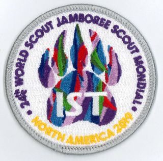 24th World Scout Jamboree 2019 Staff Ist Bear Paw Patch Badge Contingent