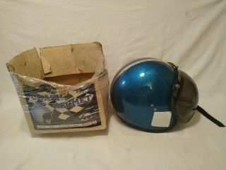 Vintage Nesco Crash Helmet D - 9 Xs Made In Japan