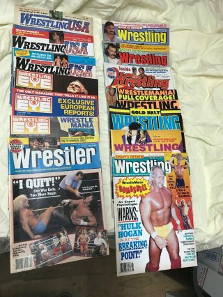 (14) The Wrestler,  Wrestling Eye - Wrestling Magazines 1990’s Hulk Hogan The Greats