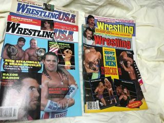 (14) The Wrestler,  Wrestling Eye - wrestling Magazines 1990’s Hulk Hogan The Greats 7