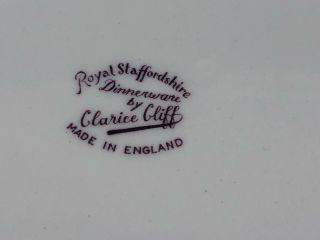 Antique Royal Staffordshire Dinnerware Clarice Cliff 20 