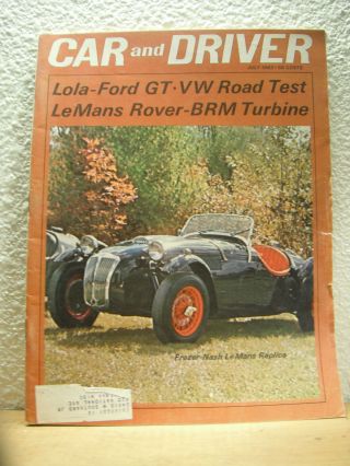 Car & Driver July 1963 - Vintage Cars - Vintage News