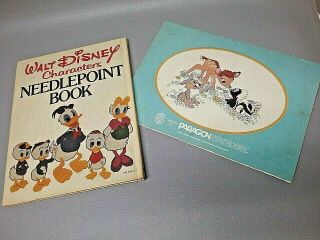 Vintage Disney Characters Needlepoint book & Counted Cross Stitch 2