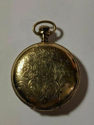 Columbia Antique Pocket Watch In Gold Tone Providence 20yr Case In Cond.