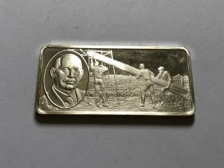 100 Greatest Americans Robert H Goddard 1 Oz 925 Sterling Silver Franklin