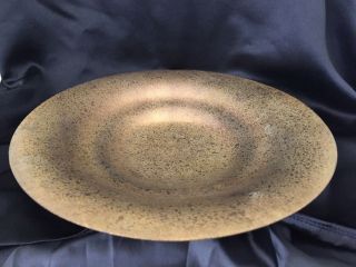 Antique Tiffany Studios Dore Bronze Plate Bowl