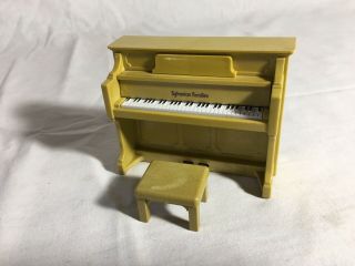 Calico Critters/sylvanian Families Vintage Piano With Bench