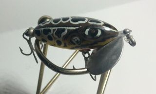 Vintage Fred Arbogast Jitterbug Bug Fishing Lure Hook Akron Ohio