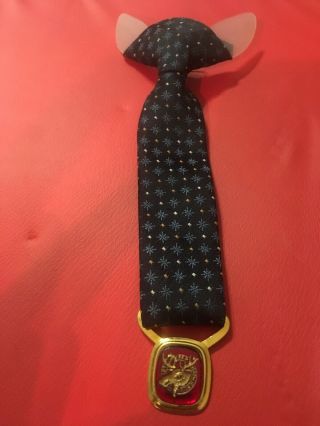 Set Of 2 Vintage Loyal Order of Moose Lodge Clip on Tie And Vintage Lapel Ribbon 4