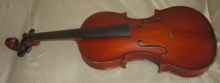 Antique Hand Made 4/4 Full Size Violin For Restore