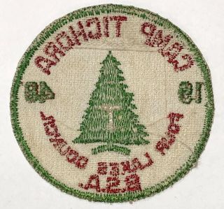 BSA Boy Scout Patch Four Lakes Council Camp Tichora 1948 2