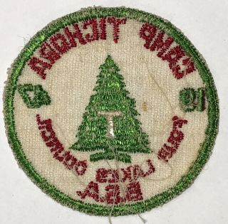 BSA Boy Scout Patch Four Lakes Council Camp Tichora 1947 2