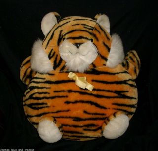 16 " Vintage Target Dayton Hudson Round Tiger Pillow Stuffed Animal Plush Toy Big