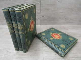 Complete Set 4 Vols Robert Burns Ed George Gilfillan Antique Book Late 19th C