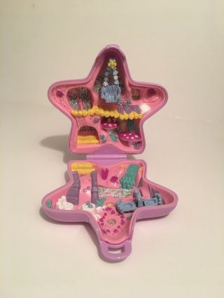 ✨ Vintage 1992 Polly Pocket Bluebird Fairy Fantasy Purple Star Compact Case Only